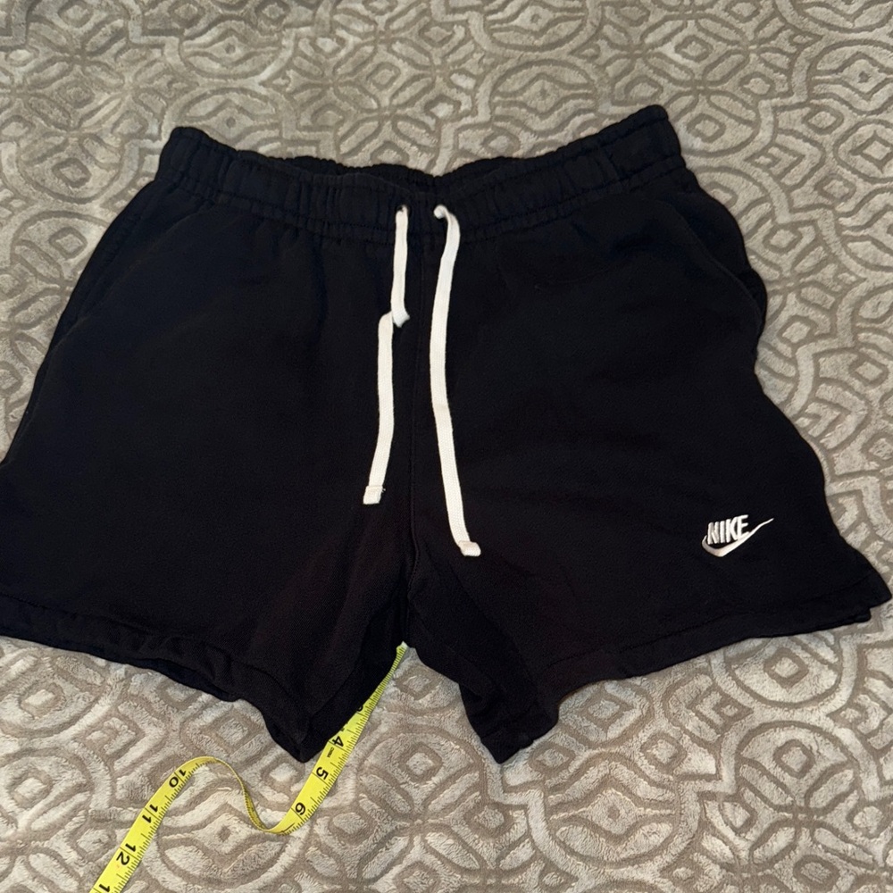 Nike Black Shorts with White Accents